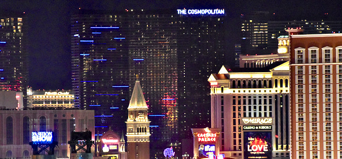 Romantic Las Vegas at Night