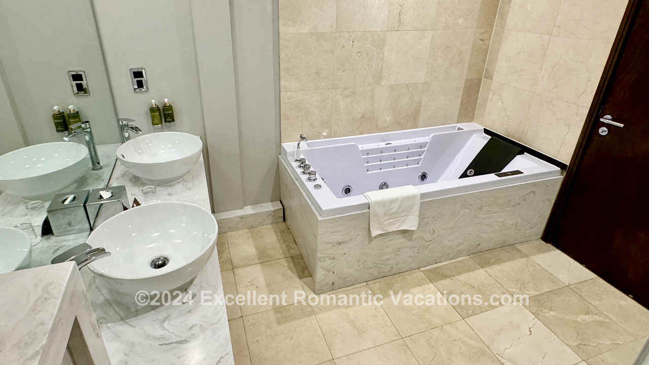 Jetted Tub in the Master Bath at the Twelve Hotel, Galway Ireland